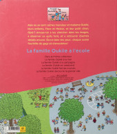 Verso de La famille Oukilé - La famille Oukilé à l'école