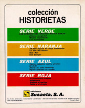 Verso de Historietas. Serie Roja -3- Sinbad el marino