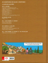 Verso de Blake e Mortimer (Aventuras de) (en portugais) -19'- A maldição dos trinta denários - Tomo 1
