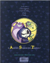 Verso de A.S.T. - L'Apprenti Seigneur des Ténèbres -INT2- Aventures baveuses