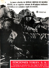 Verso de Hazañas del Oeste (Toray - 1962) -5- Número 5