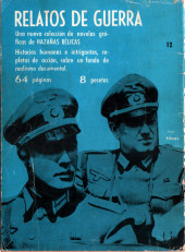 Verso de Hazañas del Oeste (Toray - 1962) -12- Número 12