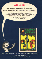 Verso de Gaston (en portugais) (Gastão) -12- O bando das broncas