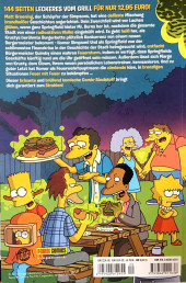 Verso de Simpsons Comics (en allemand) - Grill-Gaudi