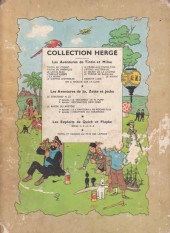 Verso de Tintin (Historique) -9B11- Le crabe aux pinces d'or