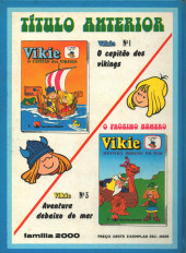 Verso de Vickie, o viking (Família 2000) -2- O tesouro dos piratas