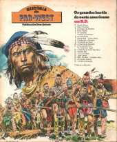 Verso de História do Far-West -1- Daniel Boone - Tecumseh