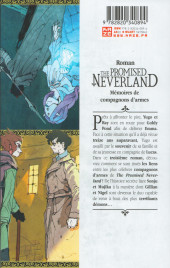 Verso de The promised Neverland -Roman3- Mémoires de compagnon d'armes