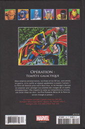 Verso de Marvel Comics : La collection (Hachette) -182150- Opération : Tempête Galactique : Première Partie