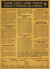 Verso de Hazañas del Oeste (Toray - 1962) -192- Número 192