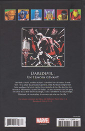 Verso de Marvel Comics : La collection (Hachette) -183135- Daredevil : Un Témoin Gênant