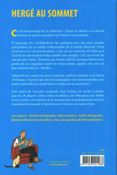 Verso de (AUT) Hergé - Hergé au sommet