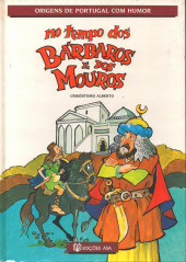 Verso de Origens de Portugal com humor -4- No tempo dos bárbaros e dos mouros