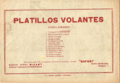 Verso de Platillos volantes (primera serie 1953 - Ribera, Julio) -13- Prisión del espacio