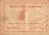 Verso de Platillos volantes (primera serie 1953 - Ribera, Julio) -14- Arsenal sideral