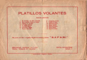 Verso de Platillos volantes (primera serie 1953 - Ribera, Julio) -15- Paz en el universo