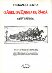 Verso de Antologia da BD portuguesa -19- O anel da Rainha de Sabá