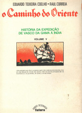 Verso de Antologia da BD portuguesa -10- O Caminho do Oriente V
