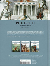 Verso de Les grands Personnages de l'Histoire en bandes dessinées -63- Philippe II - Roi de Macédoine