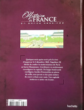 Verso de Histoire de France en bande dessinée -45- Les transformations de Paris, des travaux d'Haussmann à la ville lumière 1852-1900