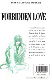 Verso de Forbidden Love -1- Tome 1