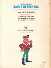 Verso de Martin Milan (en portugais) - Os vagabundos da selva