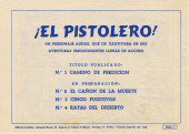 Verso de Pistolero (El) -1- Camino de perdición