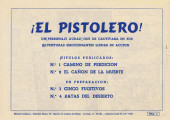 Verso de Pistolero (El) -2- El cañón de la muerte