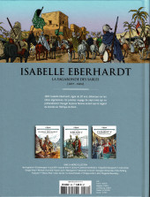 Verso de Les grands Personnages de l'Histoire en bandes dessinées -64- Isabelle Eberhardt - La vagabonde des sables