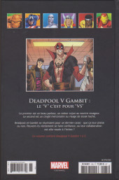 Verso de Marvel Comics : La collection (Hachette) -185145- Deadpool V Gambit : Le 