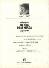 Verso de Sargento Kirk (en portugais) -1- 1º volume