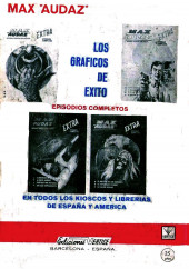 Verso de Selecciones Vértice de aventuras (Vértice taco - 1968) -22- Contra los murcielagos gigantes