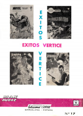Verso de Max Audaz (1re série - Vértice - 1965) -17- Un caso espeluznante