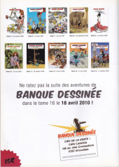 Verso de (Catalogues) Ventes aux enchères - Banque dessinée -15- Banque Dessinée - 15ème vente - dimanche 7 mars 2010 - Bruxelles salle laetitia