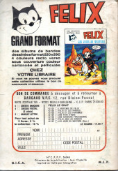 Verso de Félix le Chat (1re Série - SFPI) (Miaou Voilà) -89- Tenace, la pieuvre