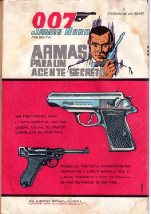 Verso de James Bond 007 (Zig-Zag - 1968) -3- Solo para sus Ojos