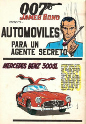 Verso de James Bond 007 (Zig-Zag - 1968) -57- El Rallye de la Muerte