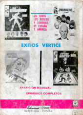Verso de Max Audaz (2e série - Vértice - 1966) (Extra) -16- El fantasma del mesón