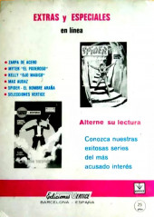 Verso de Max Audaz (2e série - Vértice - 1966) (Extra) -18- Ladrones de cerebros
