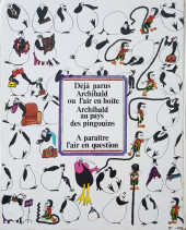 Verso de Archibald (Gayet/Mesny) -2- Au pays des pingouins