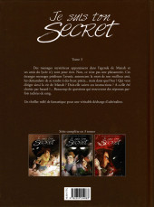 Verso de Je suis ton secret -3- Tome 3