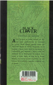 Verso de Black Clover -28- L'ouverture des hostilités 