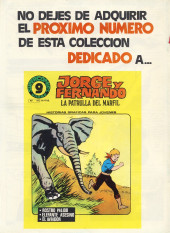 Verso de Supercomics (Garbo - 1976) -18- Corrigan - Agente Secreto X-9 : Venganza/El robot/El secuestro de Charlene