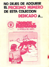 Verso de Supercomics (Garbo - 1976) -24- Corrigan - Agente Secreto X-9 : Amelia Slade/La señora Murklay/Furia en la selva