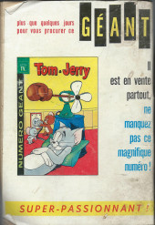 Verso de Tom & Jerry (2e Série - Sagédition) (Mini Géant) -105- La pelote ensorcelée