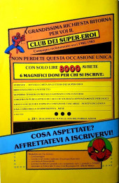 Verso de L'uomo Ragno Vol. 2 (Editoriale Corno - 1982)  -46- La Maratona con la Morte