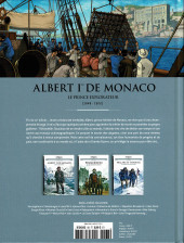Verso de Les grands Personnages de l'Histoire en bandes dessinées -68- Albert Ier de Monaco - Le Prince explorateur