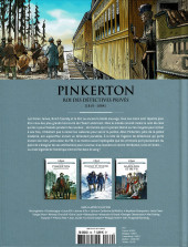Verso de Les grands Personnages de l'Histoire en bandes dessinées -69- Pinkerton - Roi des détectives privés