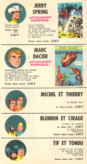 Verso de (Catalogues) Éditeurs, agences, festivals, fabricants de para-BD... - Dupuis - 1965 Printemps - Catalogue