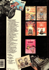 Verso de Spirou et Fantasio -1d1991-  4 aventures de Spirou ...et Fantasio 